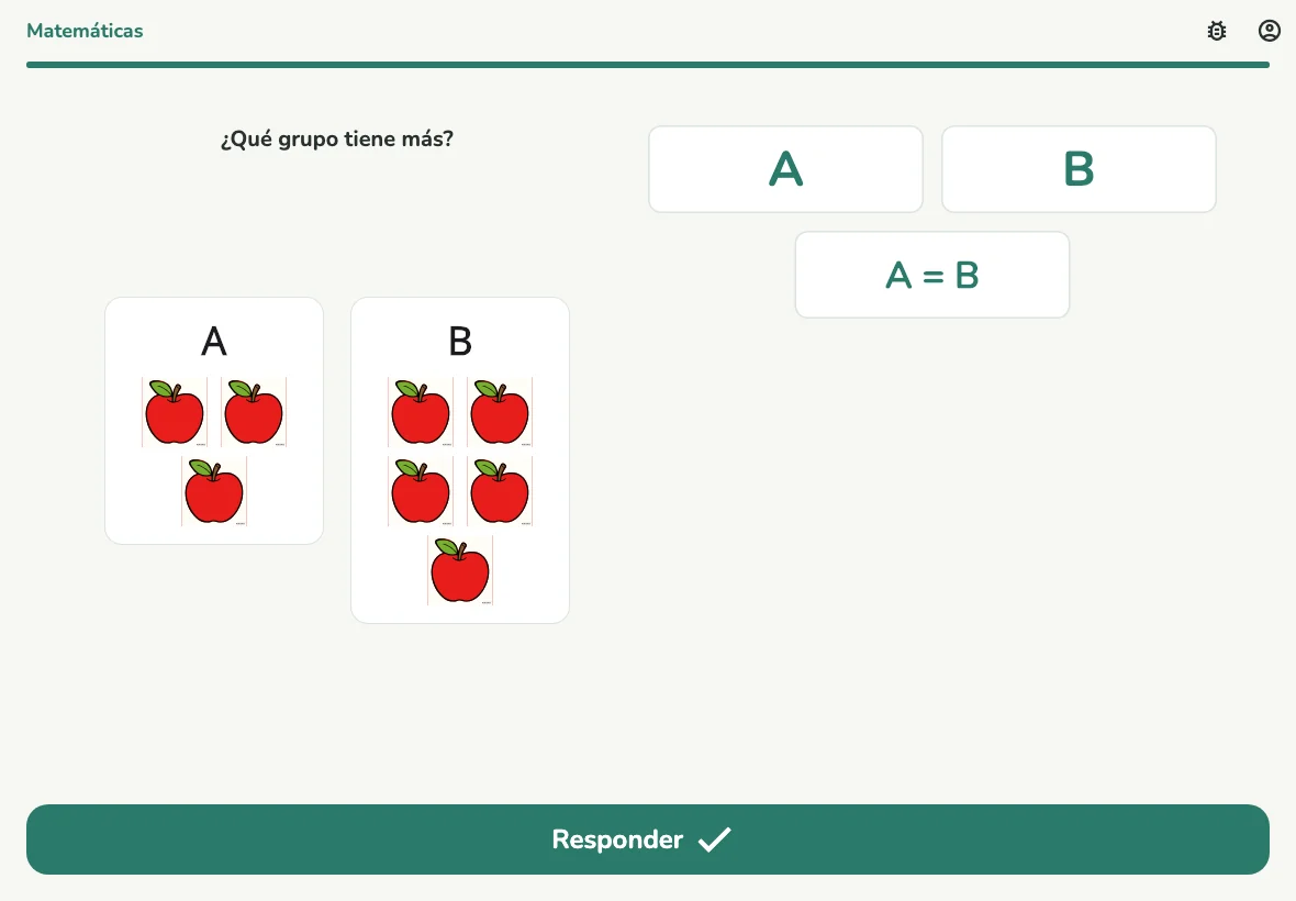 ¿Qué grupo tiene más? — app del estudiante
